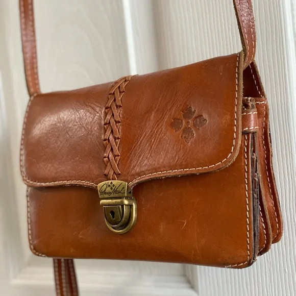 Patricia Nash Bianco leather women’s crossbody bag excellent condition - Picture 8 of 10